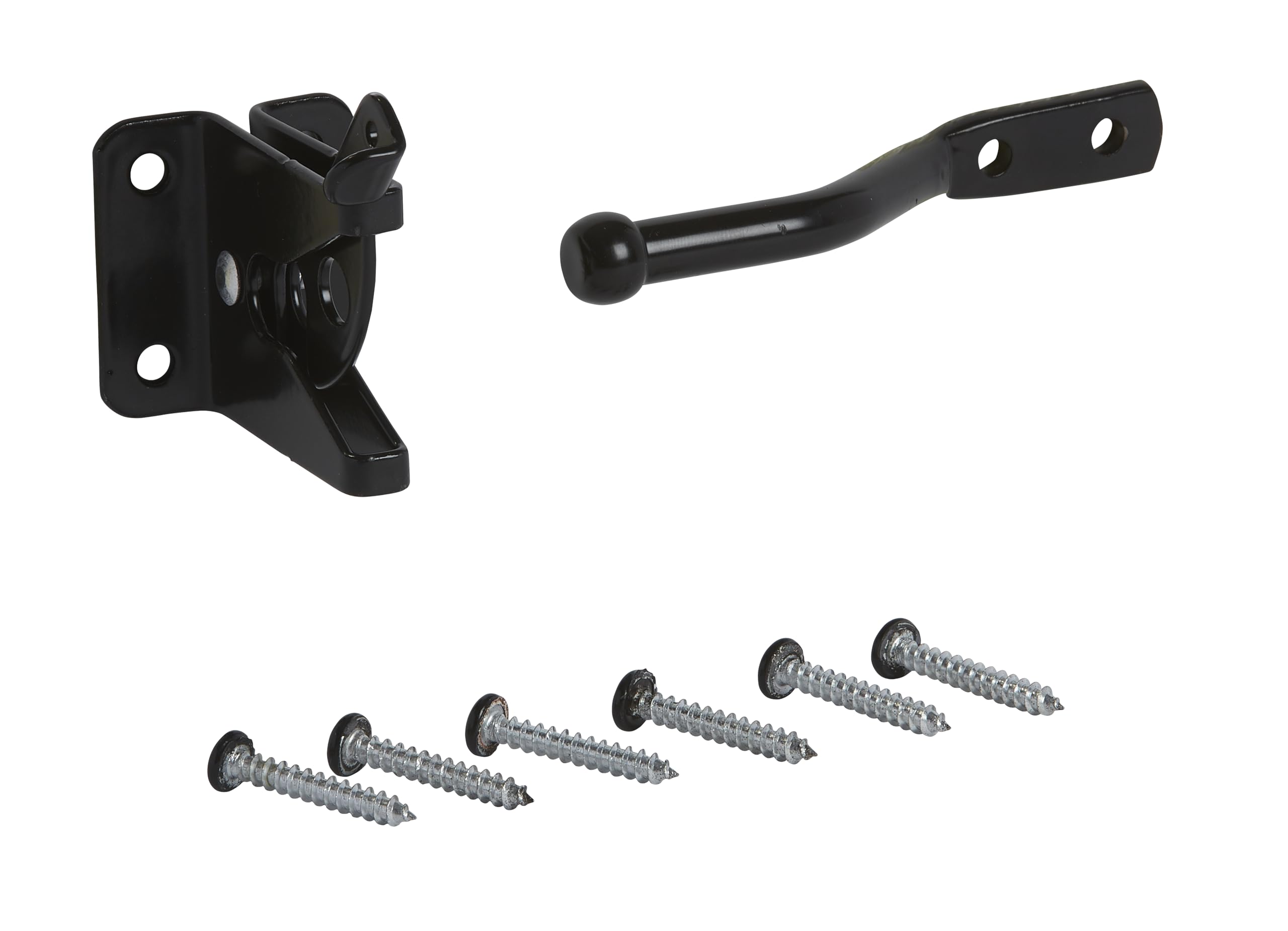 Amazon.com: National Hardware Automatic Gate Latch, Black, 4 in